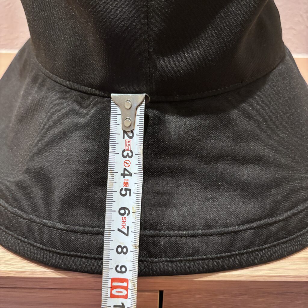後ろのつば9.5cm