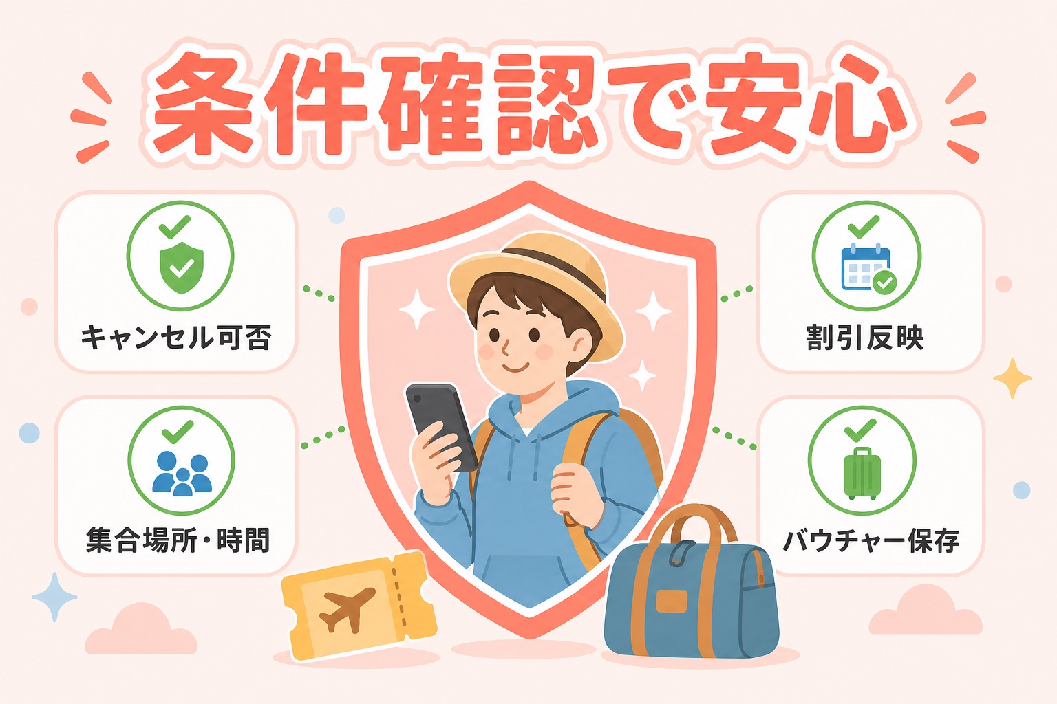 Klookは条件を確認して使えば便利なサービスだとまとめた図解